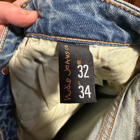 NUDIE JEANS Straight Sally Loving Twill light wash jeans W32 L34 NWT - Picture 7 of 7